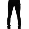 Dolce & Gabbana Black Cotton Stretch Skinny Men Denim Jeans - Image 4