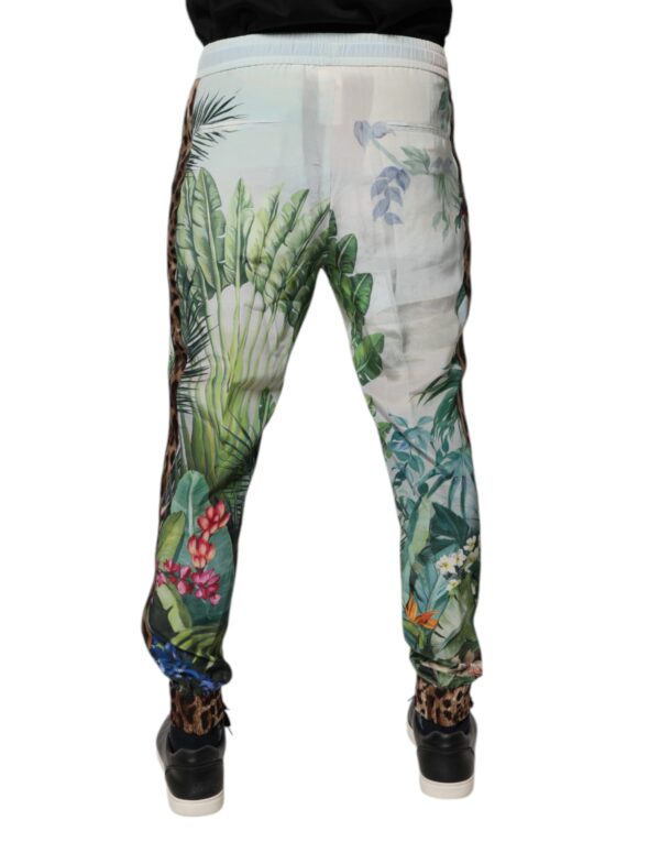 Dolce & Gabbana Multicolor Tropical Jogger Sweatpants Pants - Image 4