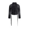 Balenciaga Denim Jacket with ribbon - Image 2
