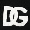 Dolce & Gabbana Black Hearts Silk Crew Neck Pullover Sweater - Image 7