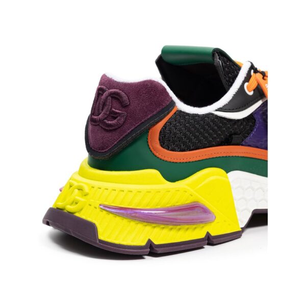 Dolce & Gabbana Multicolor Fabric And Leather Sneaker - Image 6