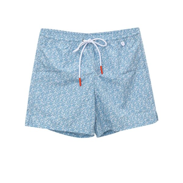 Isaia Light Blue Polyester Swimwear